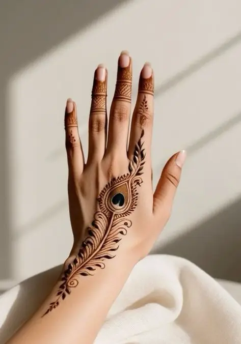 dulhan-back-hand-mehndi-design