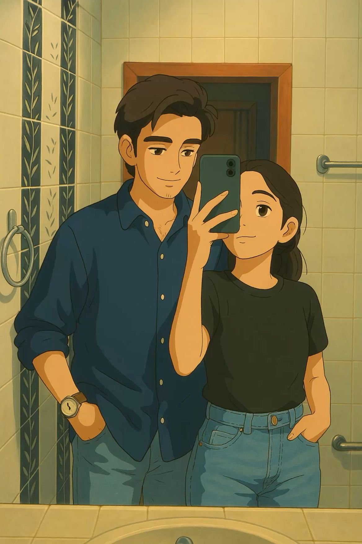 Ghibli Couple Dp