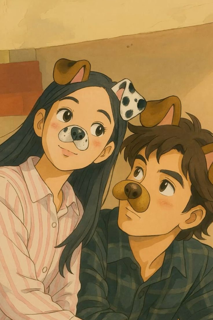 Ghibli Couple Dp