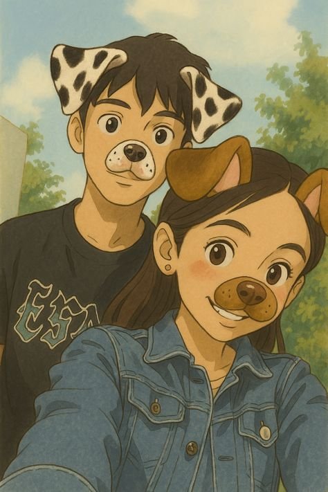 Ghibli Couple Dp