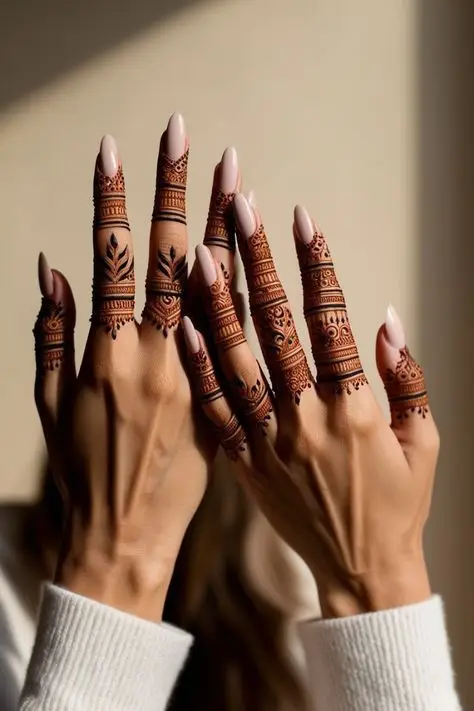 stylish-back-hand-mehndi-designs-circle-simple-and-beautiful