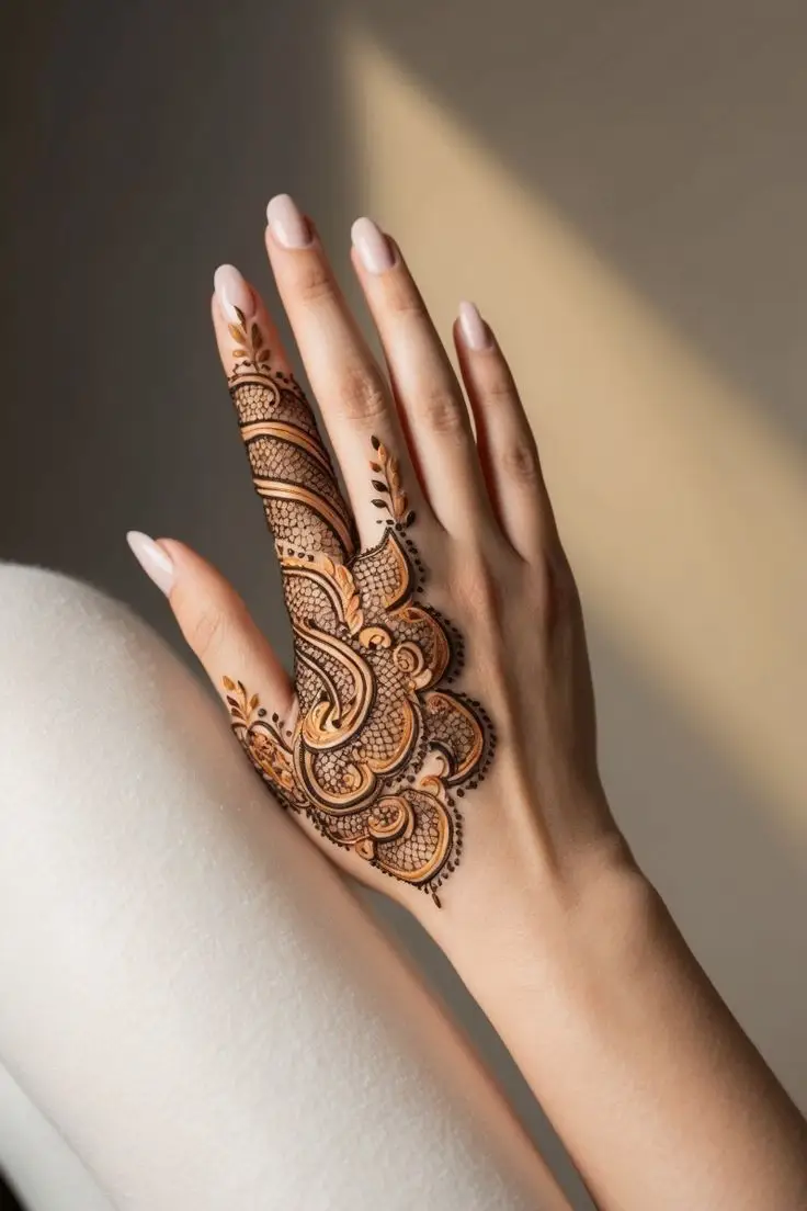 stylish-back-hand-mehndi-designs